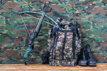 military uniform, military crossbow