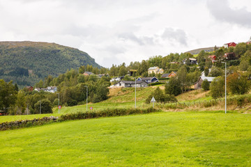 Fototapeta na wymiar Rural place in Norway