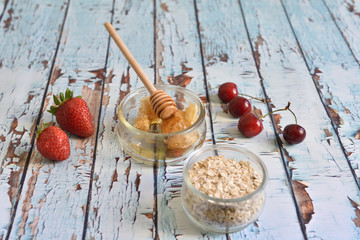 Natural, healthy and exquisite breakfast