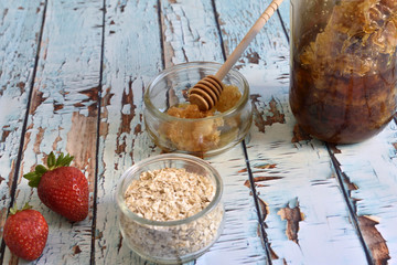 Natural, healthy and exquisite breakfast