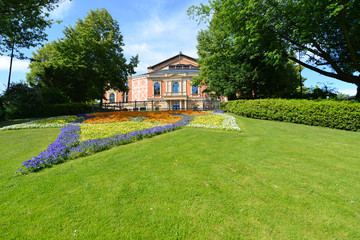 Festspielhaus Bayreuth, Richard Wagner, Opernhaus, Festspiele, Grüner Hügel, Wagnerfestspiele, Deutschland, Bayern, Bayreuth