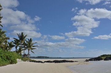 Fototapeta na wymiar East coast, beach in Mauritius