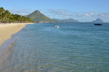 Flic en Flac, beach in Mauritius