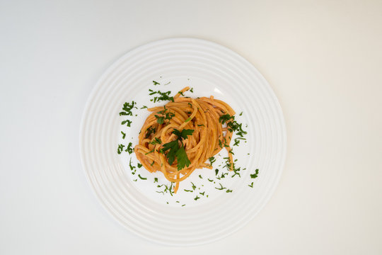 pasta crema e prezzemolo