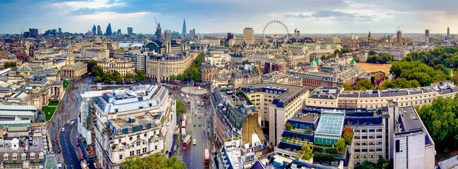 Foto op Canvas De skyline van Londen Panoramisch © Stewart Marsden