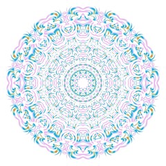 gold color round mandala on black background. vector illustration. for relax, tatoo, invitation.