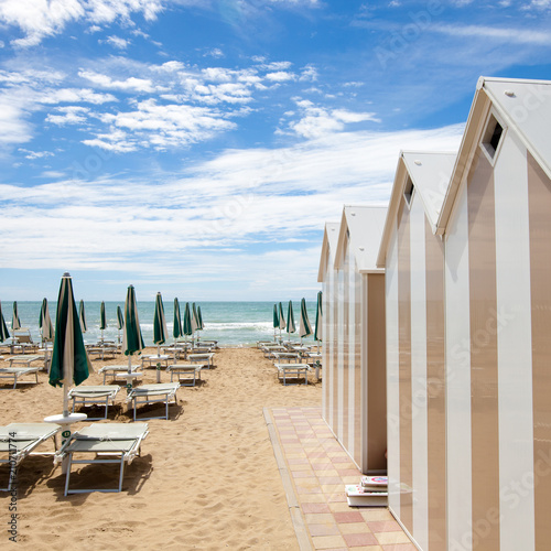 On The Beach Lido Di Jesolo Italy Stockfotos Und Lizenzfreie On The Beach Lido Di Jesolo Italy