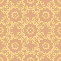 decorative ethnic ornament. Seamless vector illustration. Floral style. for printing on fabric, paper for scrapbooking, wallpaper, cover, page book.