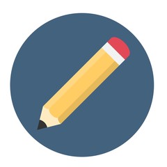 Pencil flat icon