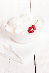 Vanilla ice cream