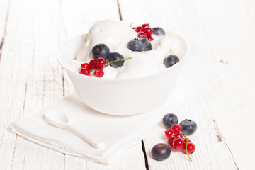 Vanilla ice cream