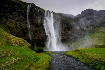 Seljalandsfoss waterfall in Iceland