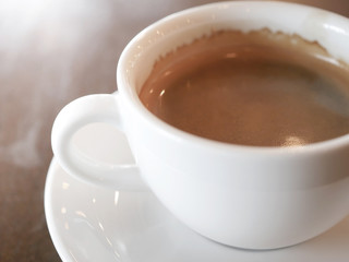Coffee cup, A cup of hot espresso