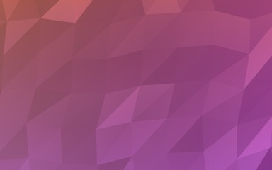 Obraz premium Abstract triangle geometrical pink background. Geometric origami style with gradient. 3D illustration