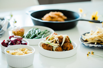 Southern Fried Chicken Dinner with Sides