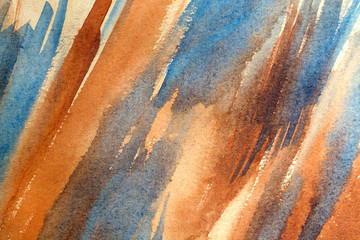 multicolored watercolor painted background texture