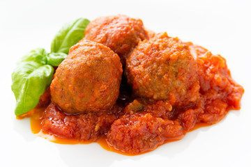 Polpette di manzo al sugo 