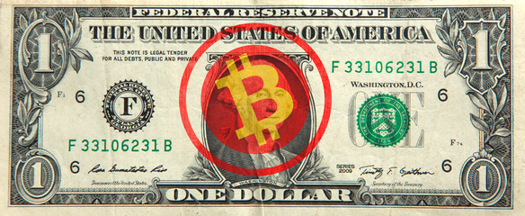 Bitcoin Konzept - die neue Weltwährung
