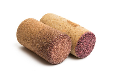 wine cork isolated