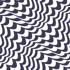 Abstract geometric decorative art seamless pattern