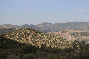 landscape, mountain, sky, nature, blue, hill, panorama, mountains, desert, view, travel, rock, clouds, summer, panoramic, dry, lake, tree, sea, green, scenic, spain, cloud