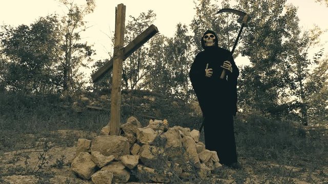 grim Reaper's happy she took another one with her.