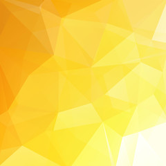 Background of yellow geometric shapes. Mosaic pattern. Vector EPS 10. Vector illustration