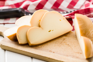 Scamorza, italian smoked cheese. © Jiri Hera