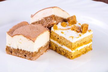 Cake with cream