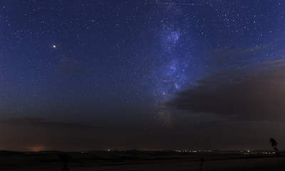 Milky Way at dawn over Gobustan