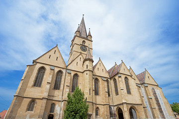 Fototapeta na wymiar Evangelical Cathedral in Sibiu