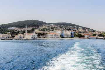 Istanbul, Turkey, 18 July 2011: Heybeli Island, Princes Islands district of Istanbul
