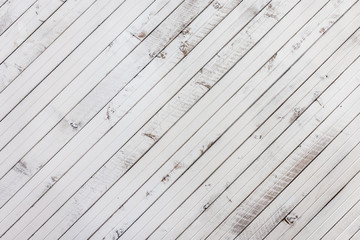 Obraz premium Distressed white painted repurposed wood panels