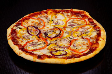 Delicious BBQ pizza