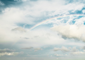 Sky and clouds tropical panorama