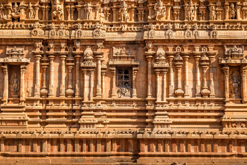 Brihadeshwara Indian Temple, Thanjavur, Tamil Nadu, India
