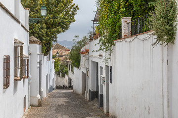 Rue du Haut Albaicín à Grenade