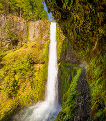Tunnel Falls waterfall columbia river gorge oregon pacific northwest