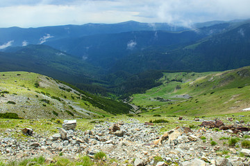 Mountain Landscape on a cloudy day