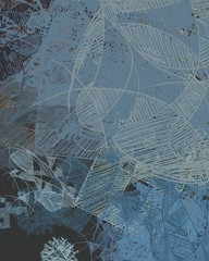 Abstract painting on canvas. Hand made art. Colorful texture. Modern artwork. Strokes of fat paint. Brushstrokes. Contemporary art. Artistic background image.