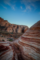 Red rock formations in the valley of fire, Nevada