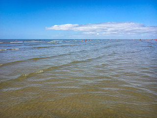 German St. Peter-Ording beach at low tide