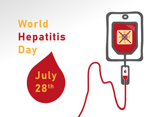 Aktionsposter zum internationalen Welt Hepatitis Tag / International World Hepatitis Day