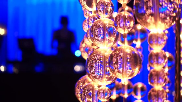 close up, interior club decoration