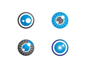  Eye Care vector logo design