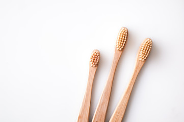 bamboo eco toothbrush. zero waste concept
