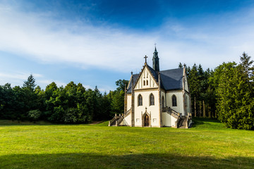 Naklejka premium Schwarzenberg tomb near castle Orlik - Czech republic