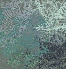 Abstract painting on canvas. Hand made art. Colorful texture. Modern artwork. Strokes of fat paint. Brushstrokes. Contemporary art. Artistic background image.