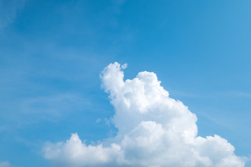 Beautiful blue sky clouds for background.