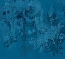 Abstract painting on canvas. Hand made art. Colorful texture. Modern artwork. Strokes of fat paint. Brushstrokes. Contemporary art. Artistic background image.